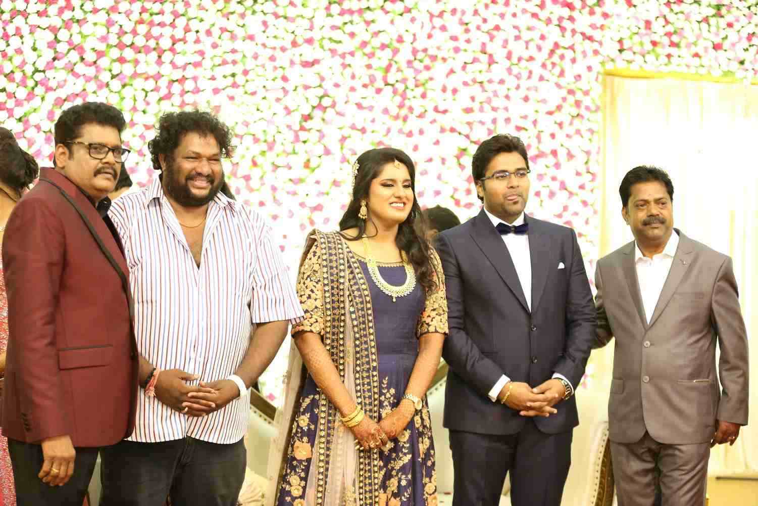 Director K.S.Ravikumar Daughter Marriage Reception Stills