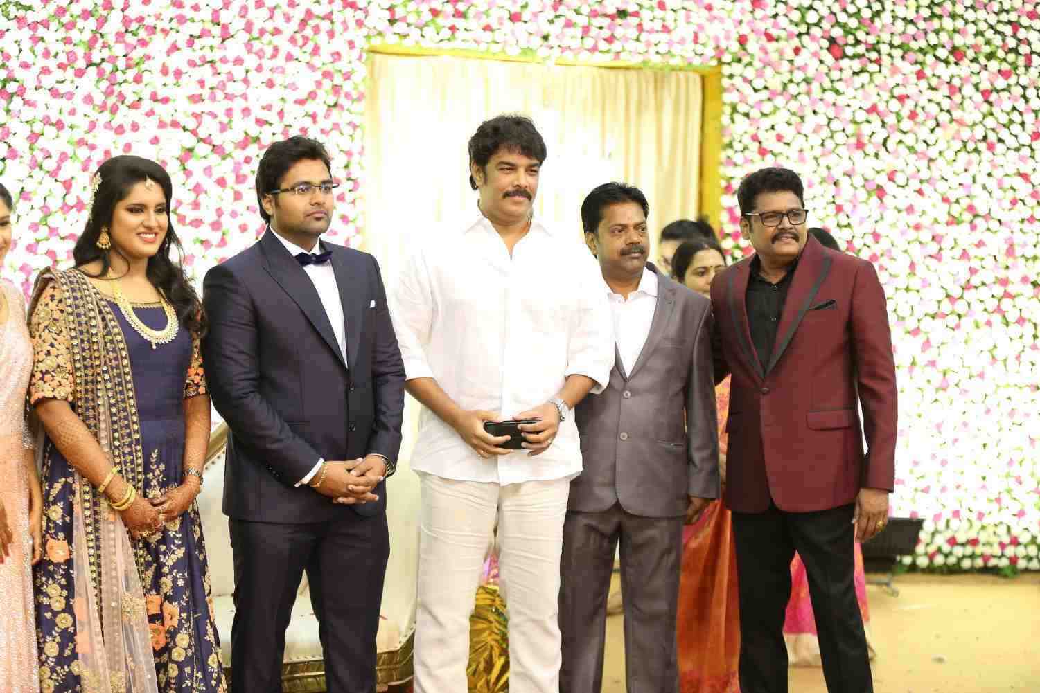 Director K.S.Ravikumar Daughter Marriage Reception Stills