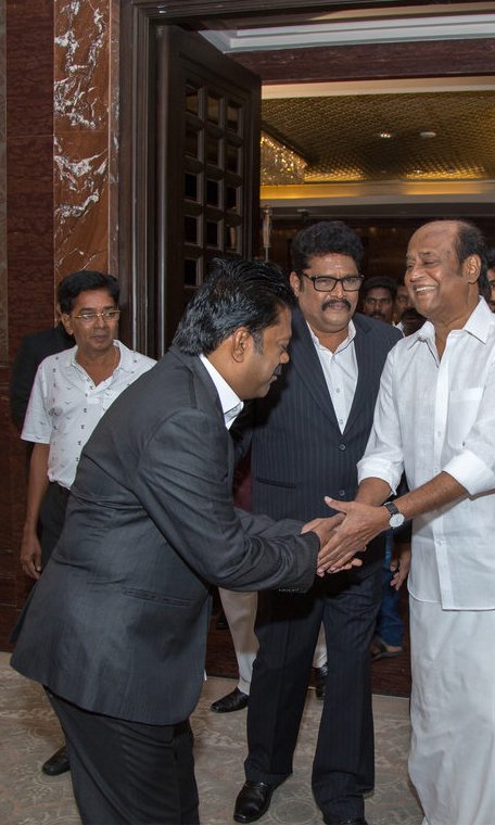 Super Star Rajinikanth Stills at Director K.S.Ravikumar daughter's after marriage party 