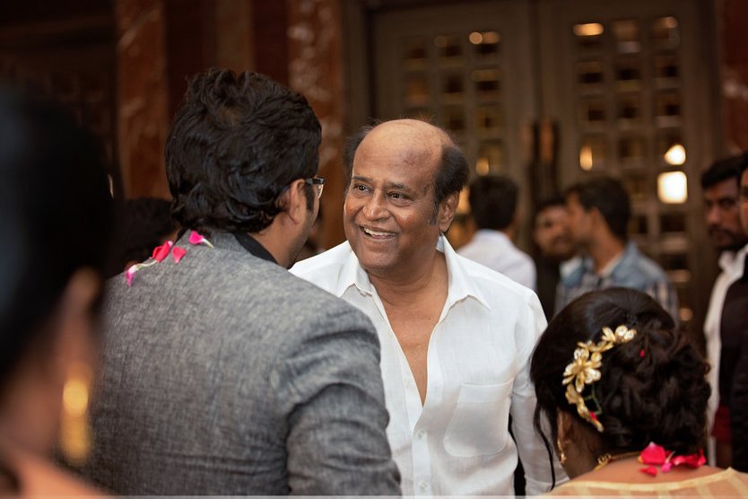Super Star Rajinikanth Stills at Director K.S.Ravikumar daughter's after marriage party 