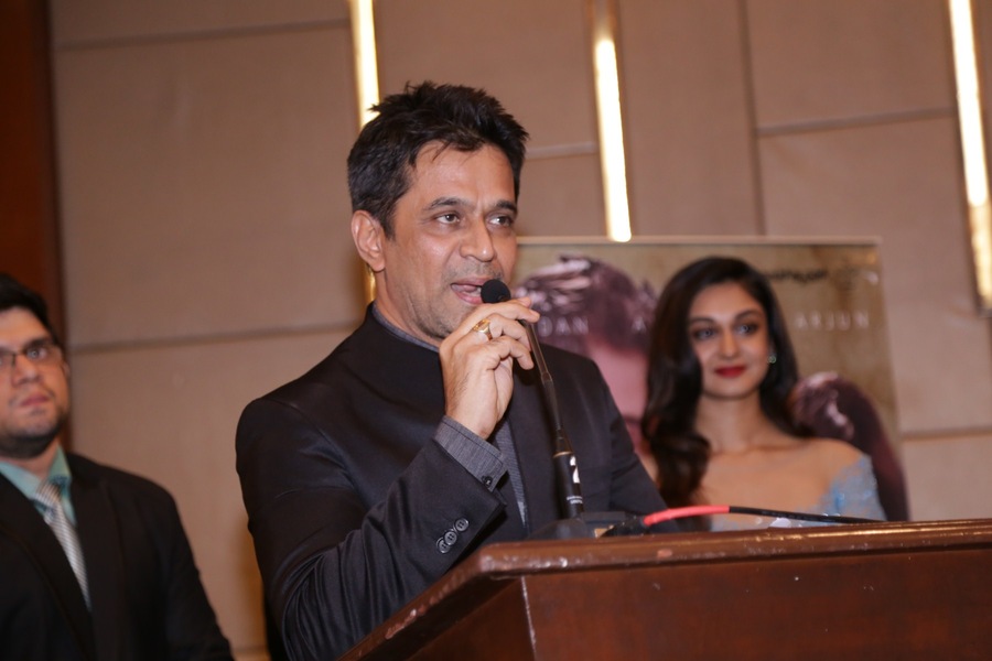 Arjun Speech at Kadhalin Pon Veedhiyil - Prema Baraha Bilingual Movie Launch